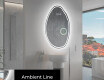 LED Fürdőszobai Tükör Irreguláris Formával U223 #3