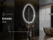 LED Fürdőszobai Tükör Irreguláris Formával U223 #9