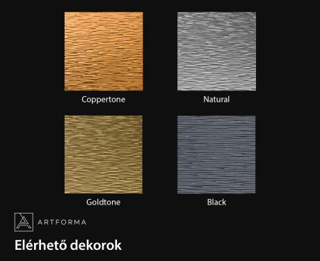 Egyedi méretű tükör divatos fémkeretben L291 #2