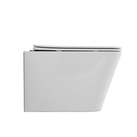 WC WC karima nélkül PAROS fehér színű, vízszintes béléssel #4