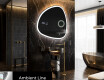 LED Fürdőszobai Tükör Irreguláris Formával J222 #4