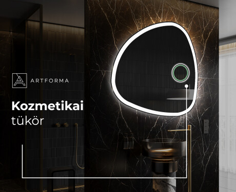 LED Fürdőszobai Tükör Irreguláris Formával J222 #4