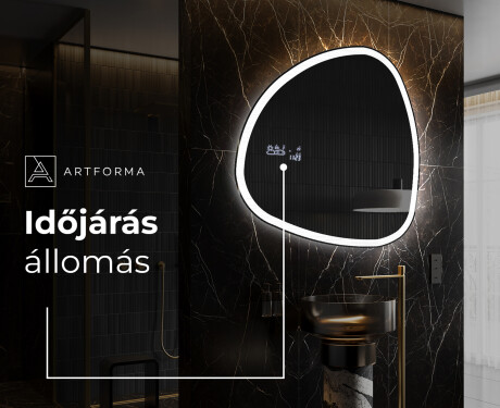 LED Fürdőszobai Tükör Irreguláris Formával J222 #6