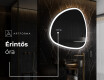 LED Fürdőszobai Tükör Irreguláris Formával J222 #7