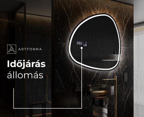 LED Fürdőszobai Tükör Irreguláris Formával J223 #6