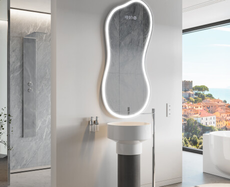 LED Fürdőszobai Tükör Irreguláris Formával K222 #8