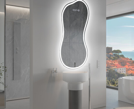 LED Fürdőszobai Tükör Irreguláris Formával K222 #9