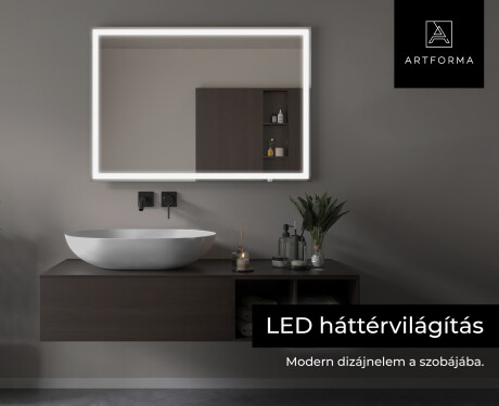 Fürdőszoba Tükör Világítással LED L01 #6