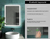 Fürdőszoba Tükör Világítással LED L01 #7