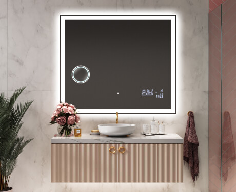 Fürdőszoba Tükör Világítással LED L01 #9