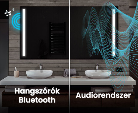 Fürdőszoba Tükör Világítással LED L02 #5