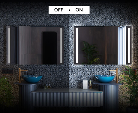 Fürdőszoba Tükör Világítással LED L02 #3