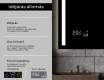 Fürdőszoba Tükör Világítással LED L02 #5