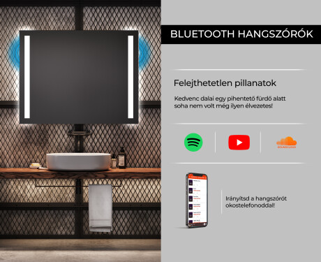 Fürdőszoba Tükör Világítással LED L02 #6
