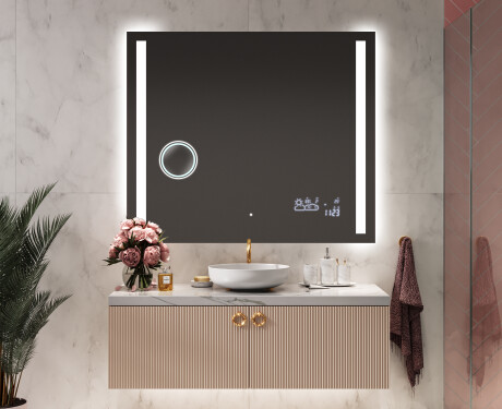 Fürdőszoba Tükör Világítással LED L02 #9