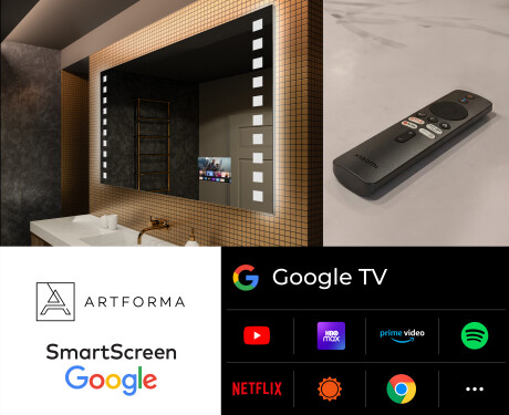 Fürdőszoba Tükör Világítással LED L03 #5