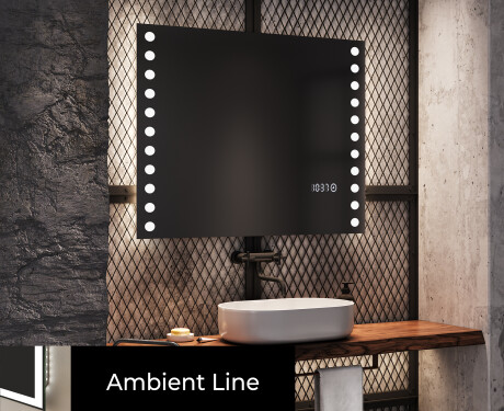 Fürdőszoba Tükör Világítással LED L06 #4