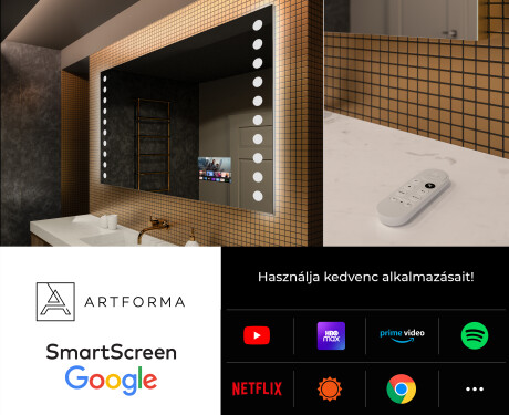 Fürdőszoba Tükör Világítással LED L06 #4