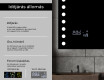 Fürdőszoba Tükör Világítással LED L06 #5