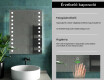 Fürdőszoba Tükör Világítással LED L06 #7