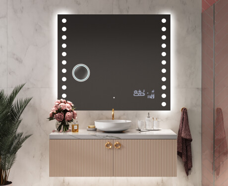 Fürdőszoba Tükör Világítással LED L06 #9