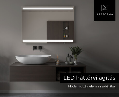 Fürdőszoba Tükör Világítással LED L09 #6