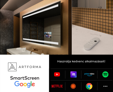 Fürdőszoba Tükör Világítással LED L09 #4