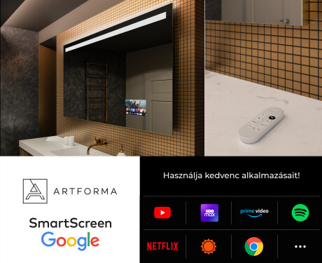 Fürdőszoba Tükör Világítással LED L12 #4