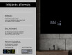 Fürdőszoba Tükör Világítással LED L12 #5