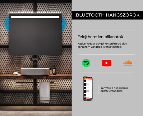 Fürdőszoba Tükör Világítással LED L12 #6
