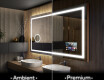 Fürdőszoba Tükör Világítással LED L15 #1