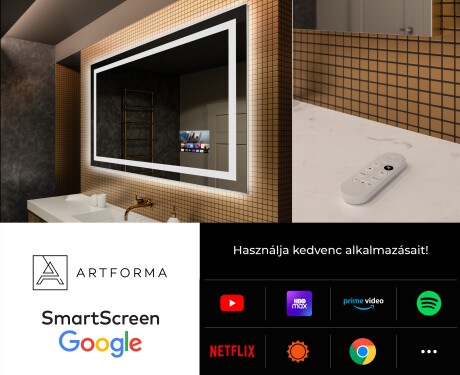 Fürdőszoba Tükör Világítással LED L15 #4