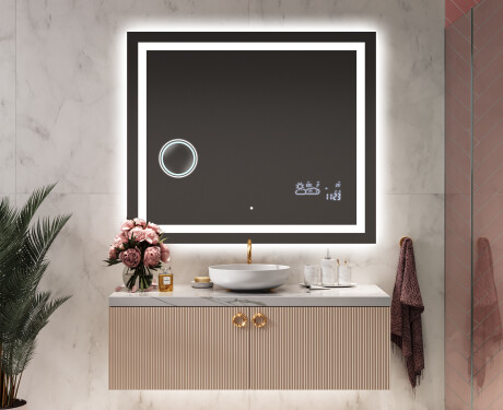 Fürdőszoba Tükör Világítással LED L15 #9