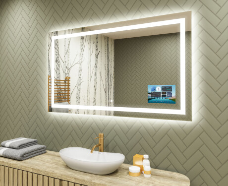 Fürdőszoba Tükör Világítással LED L15 120x80cm - SmartScreen, DualColor