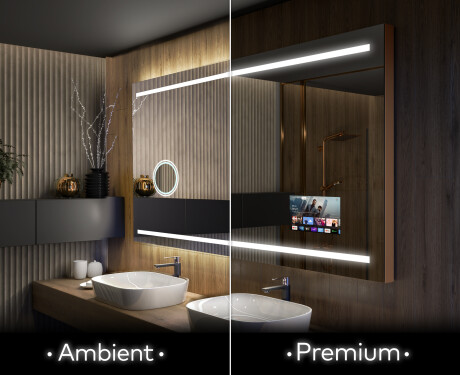 Fürdőszoba Tükör Világítással LED L23 #1