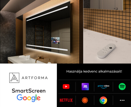 Fürdőszoba Tükör Világítással LED L23 #4