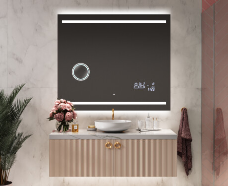 Fürdőszoba Tükör Világítással LED L23 #9