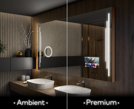 Fürdőszoba Tükör Világítással LED L27