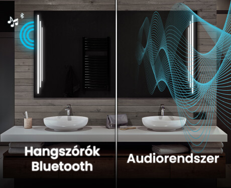 Fürdőszoba Tükör Világítással LED L27 #5