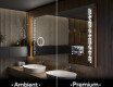 Fürdőszoba Tükör Világítással LED L38
