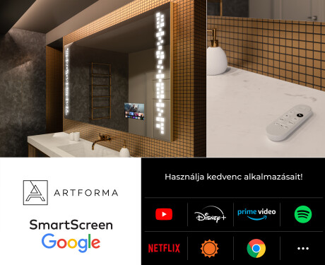 Fürdőszoba Tükör Világítással LED L38 #8