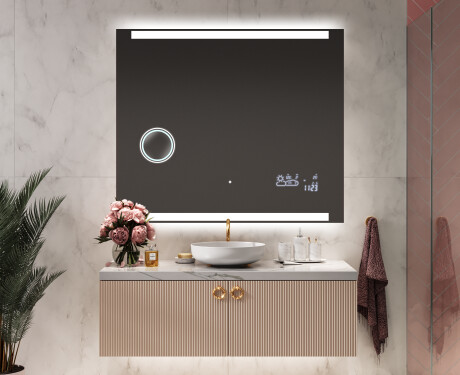 Fürdőszoba Tükör Világítással LED L47 #9