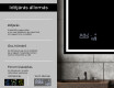 Fürdőszoba Tükör Világítással LED L49 #5