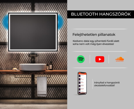 Fürdőszoba Tükör Világítással LED L49 #6