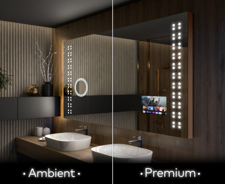 Fürdőszoba Tükör Világítással LED L55 #1