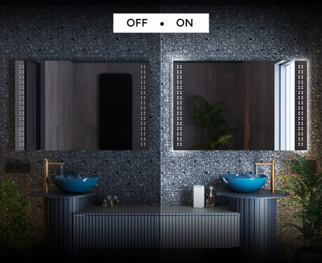 Fürdőszoba Tükör Világítással LED L55 #3