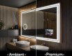 Fürdőszoba Tükör Világítással LED L57 #1
