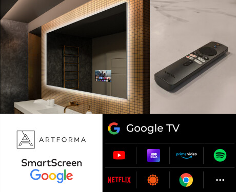 Fürdőszoba Tükör Világítással LED L58 #5