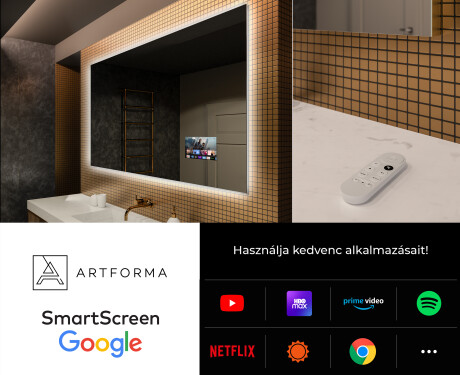 Fürdőszoba Tükör Világítással LED L58 #4