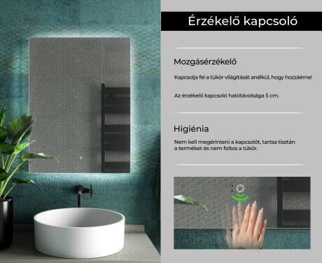 Fürdőszoba Tükör Világítással LED L58 #6